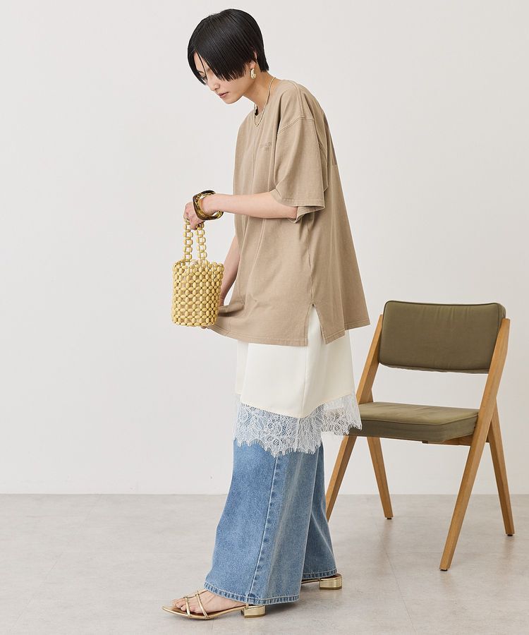 AMERICAN HOLIC「バックロゴルーズTシャツ」|Tシャツ・カットソー|