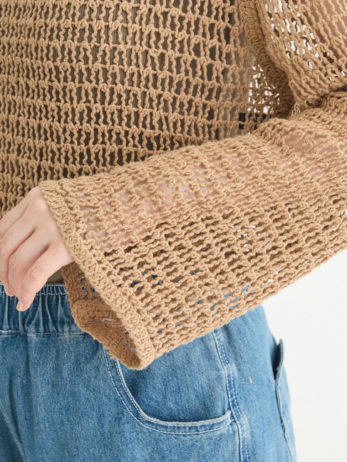 Green Parks「・SUGAR　SPOON　クロシェロングスリーブ」|Tシャツ・カットソー|