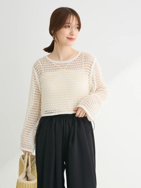 Green Parks「・SUGAR　SPOON　クロシェロングスリーブ」|Tシャツ・カットソー|