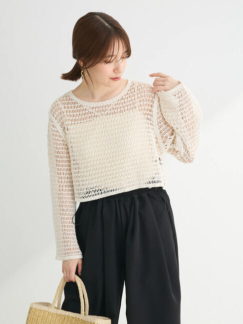 Green Parks「・SUGAR　SPOON　クロシェロングスリーブ」|Tシャツ・カットソー|