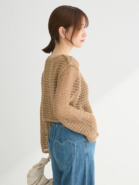 Green Parks「・SUGAR　SPOON　クロシェロングスリーブ」|Tシャツ・カットソー|