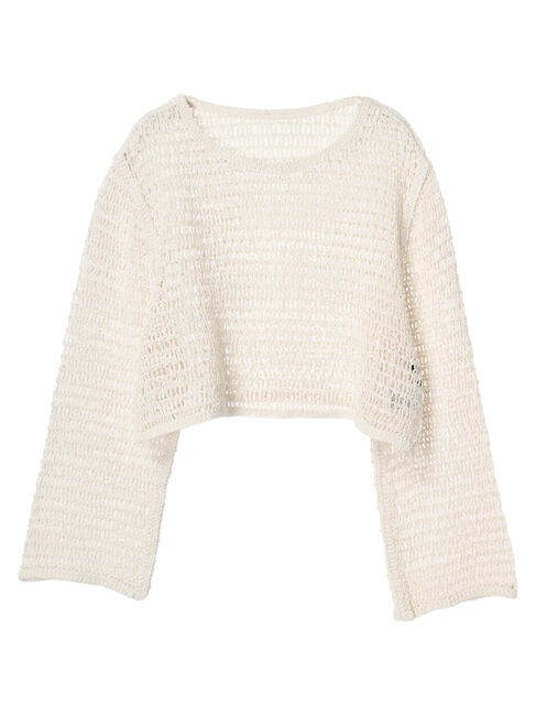 Green Parks「・SUGAR　SPOON　クロシェロングスリーブ」|Tシャツ・カットソー|