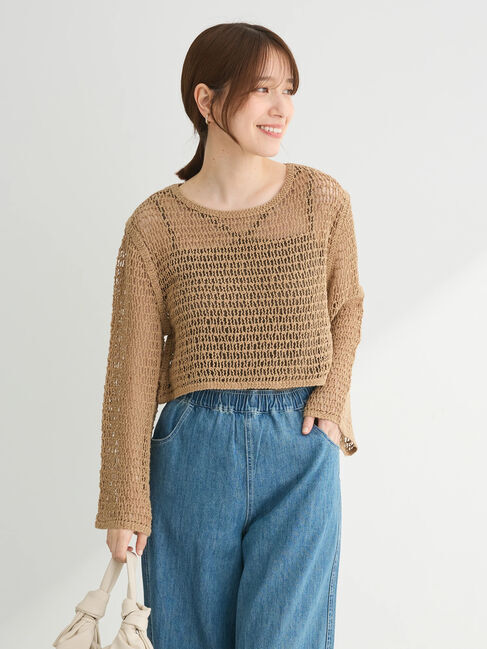 Green Parks「・SUGAR　SPOON　クロシェロングスリーブ」|Tシャツ・カットソー|