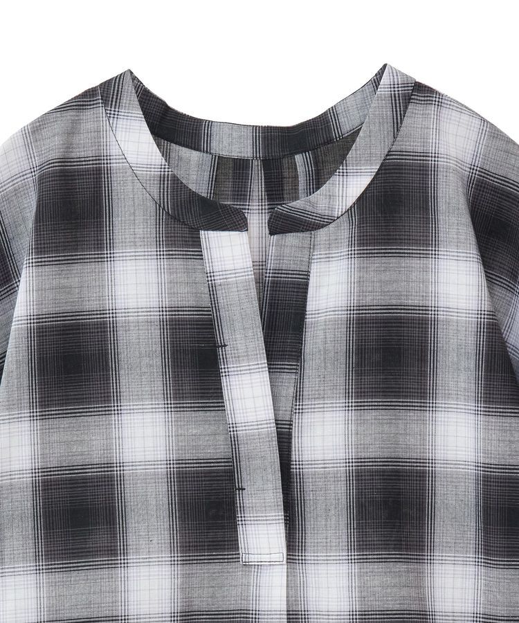 Green Parks「綿麻混フレンチスリーブスキッパーシャツ」|シャツ・ブラウス|