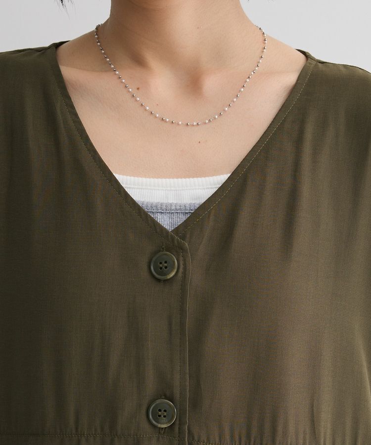 Green Parks「シアーミリタリーベスト」|ベスト・ジレ|