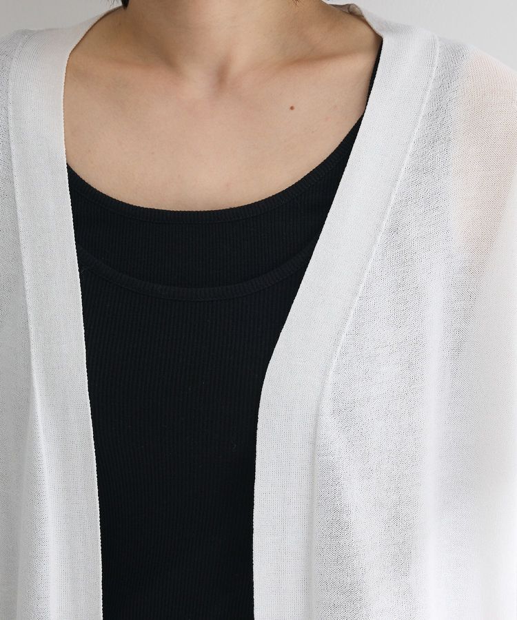 Green Parks「接触冷感七分袖カーディガン」|カーディガン|