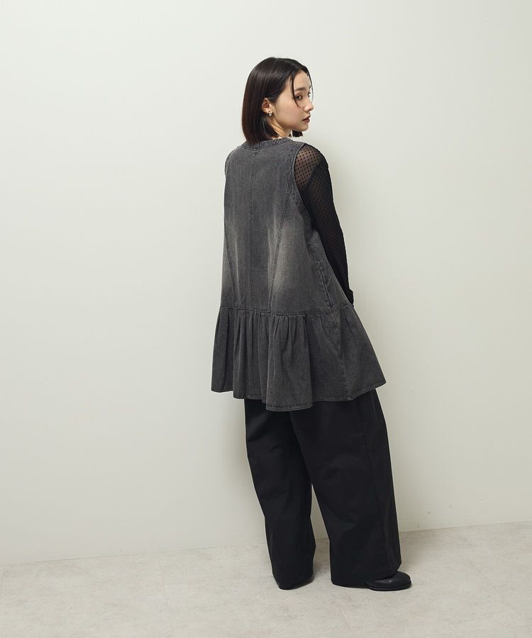 Green Parks「・SUGAR SPOON W-ZIPデニムミニワンピ」|ワンピース|