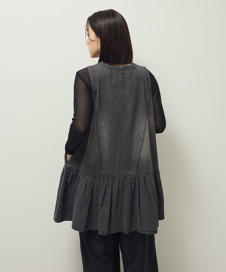 Green Parks「・SUGAR SPOON W-ZIPデニムミニワンピ」|ワンピース|