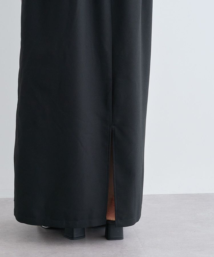 Green Parks「ウエストレイヤーボックスプリーツスカート」|タイト|