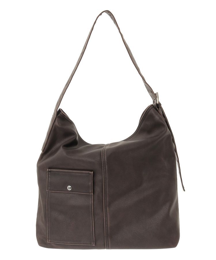 Green Parks「・cache cache フェイクレザーベルトショルダー」|ショルダー・メッセンジャー|Brown