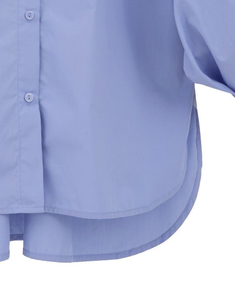 Green Parks「イージーケア袖シャーリングシャツ」|シャツ・ブラウス|