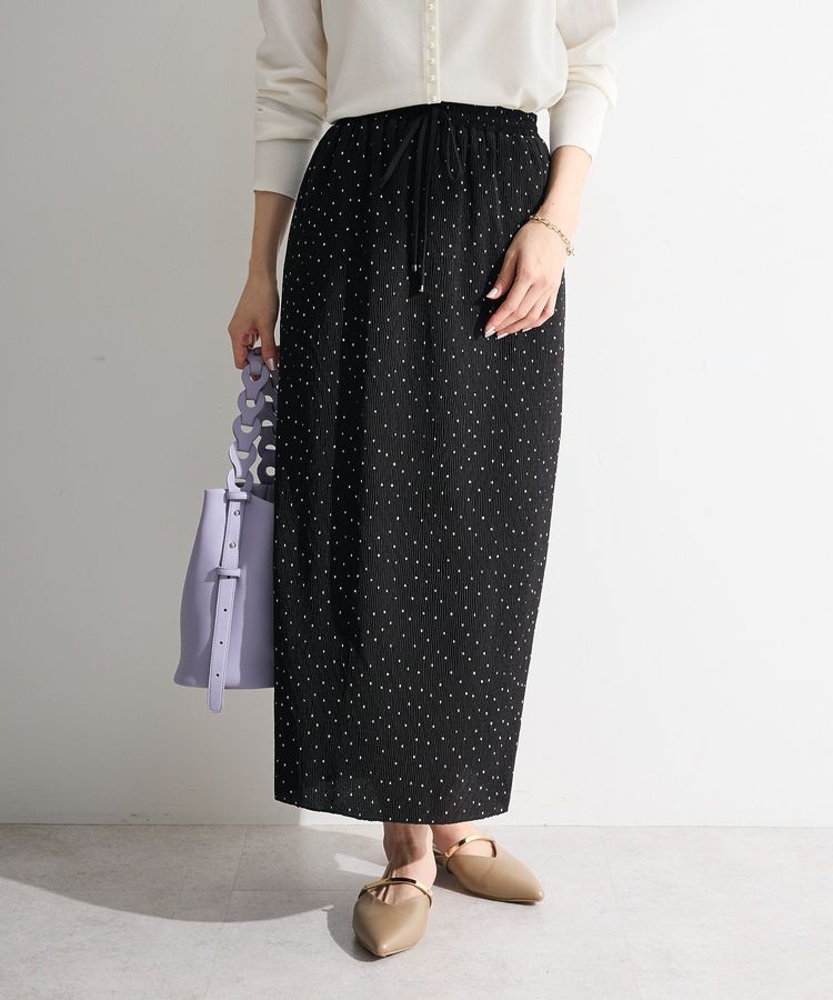 Green Parks「楊柳プリーツスカート」|スカート|Black