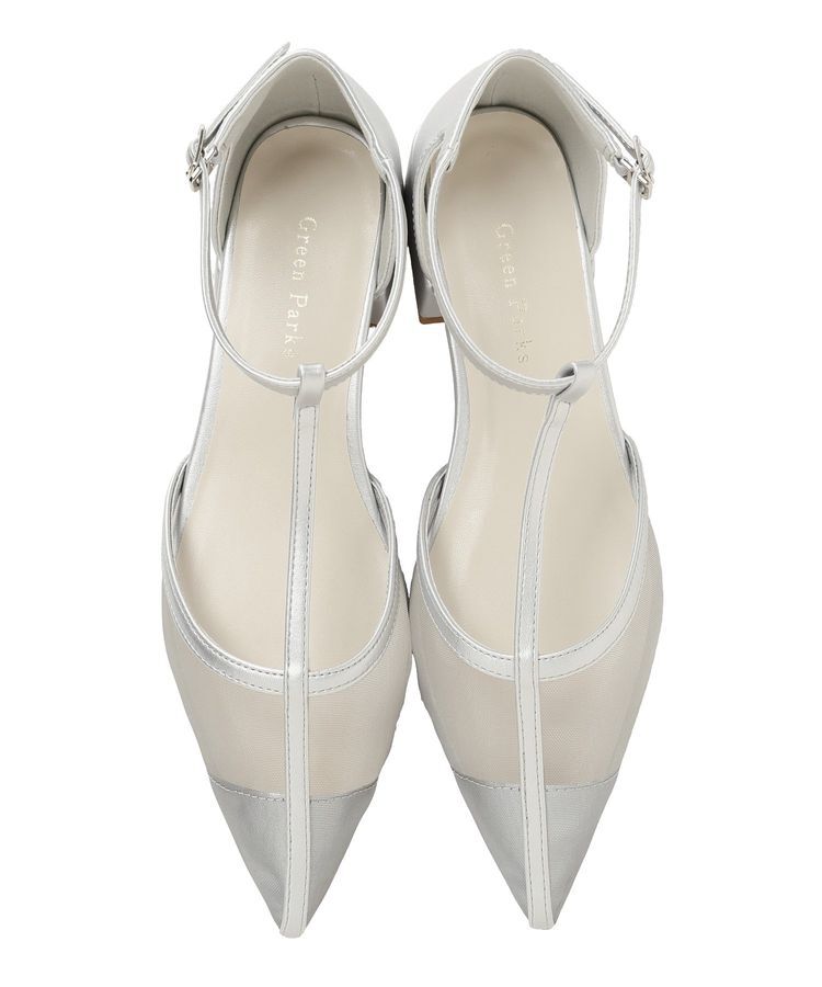 Green Parks「Tストラップシアーパンプス」|パンプス|