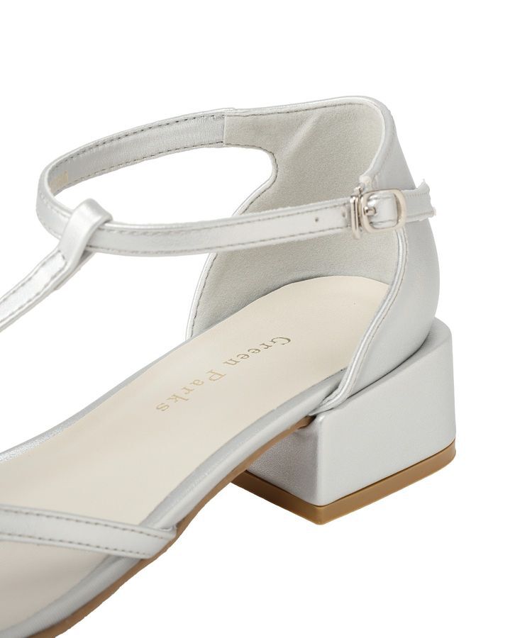 Green Parks「Tストラップシアーパンプス」|パンプス|