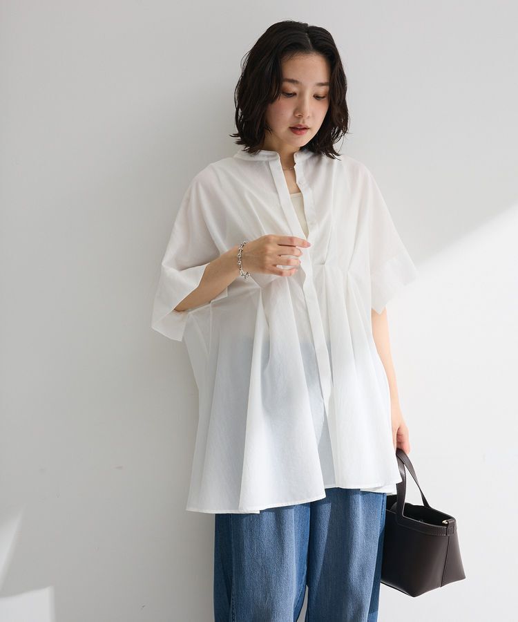 Green Parks「ウエストタックチュニック」|シャツ・ブラウス|Off White