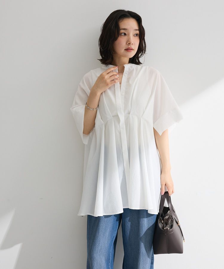 Green Parks「ウエストタックチュニック」|シャツ・ブラウス|