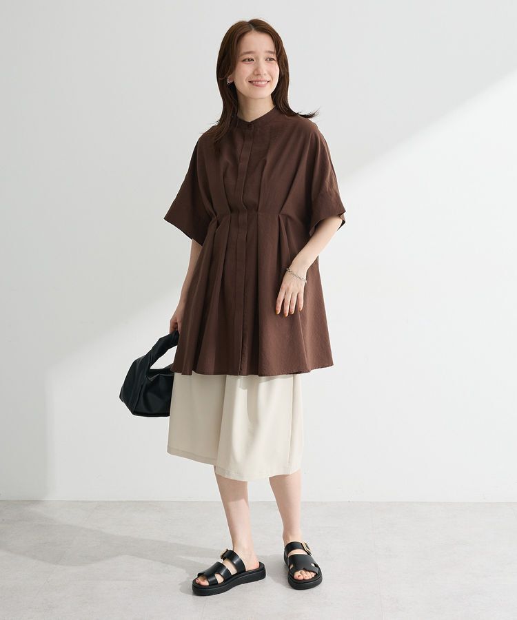 Green Parks「ウエストタックチュニック」|シャツ・ブラウス|