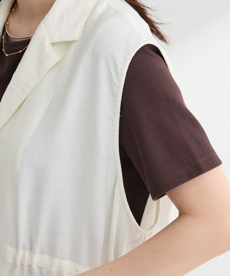 Green Parks「ドロストミリタリーベスト」|ベスト・ジレ|