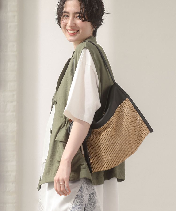 Green Parks「ドロストミリタリーベスト」|ベスト・ジレ|