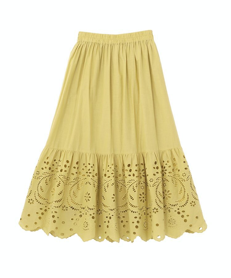 Green Parks「ペチ付スカラップ刺しゅうスカート」|その他|