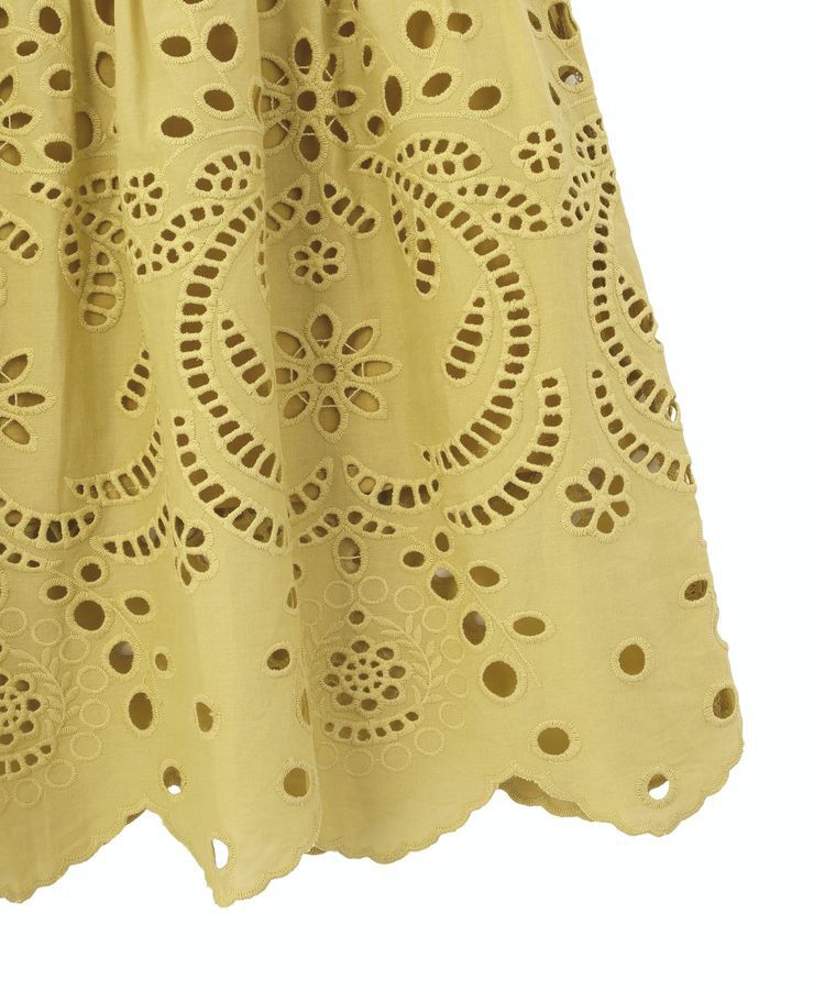 Green Parks「ペチ付スカラップ刺しゅうスカート」|その他|