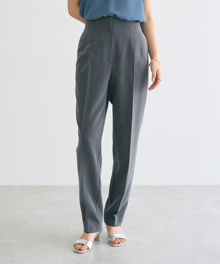YECCA VECCA「スタイルアップテーパードパンツ」|その他|Gray
