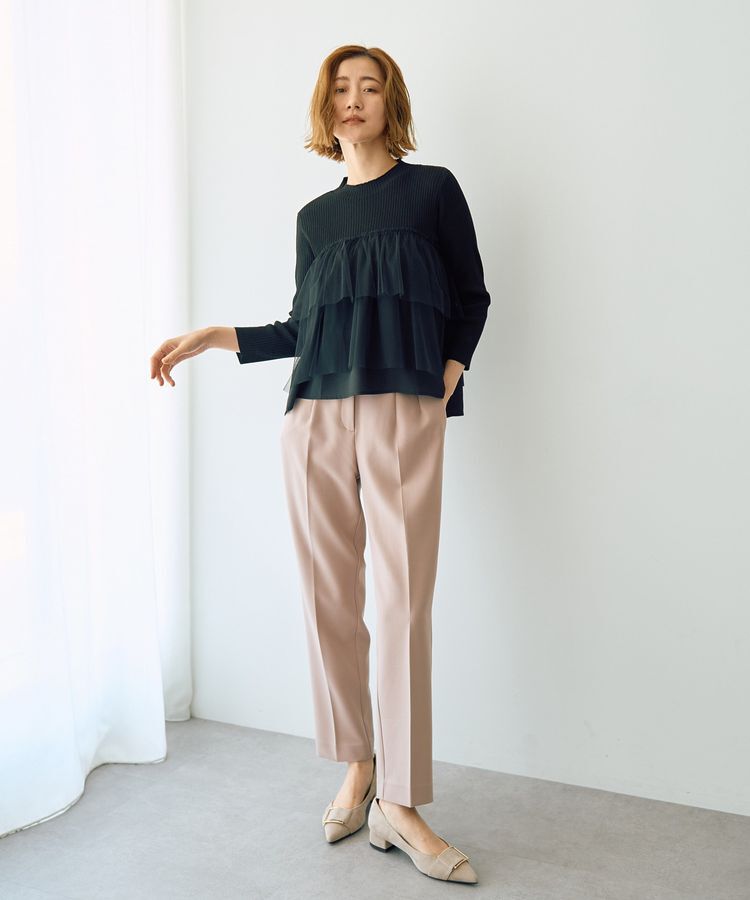 YECCA VECCA「スタイルアップテーパードパンツ」|その他|