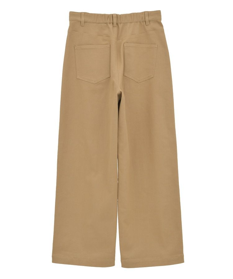 YECCA VECCA「ストレッチツイルワイドストレートパンツ」|その他|