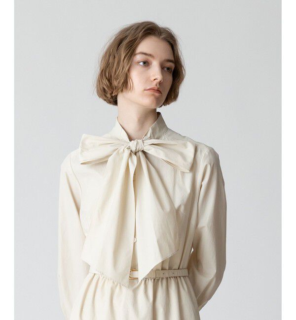 allureville「タフタビッグボウワンピース」|ワンピース|