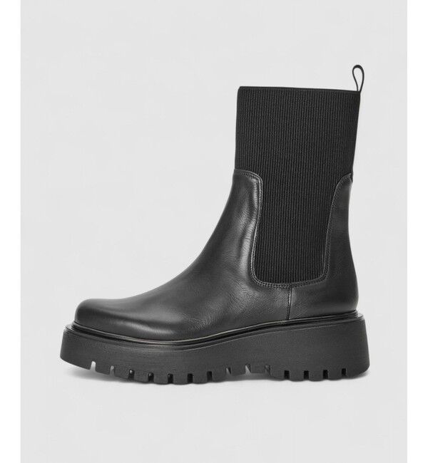 allureville「【allureville&times;CORSO ROMA 9】サイドゴアショートブーツ」|ロングブーツ|