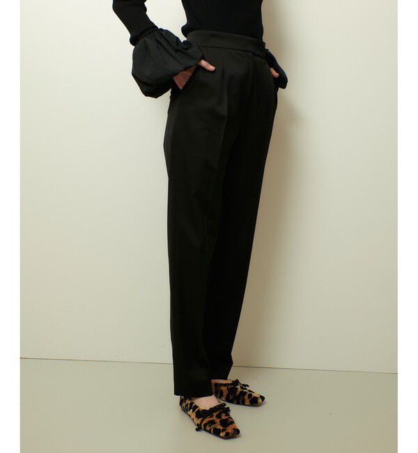 allureville「クロップドテーパードパンツ」|チノ|