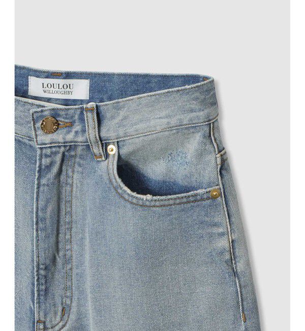 LOULOU WILLOUGHBY「【LOULOU WILLOUGHBY】ボーイフレンドデニムパンツ」|デニム|