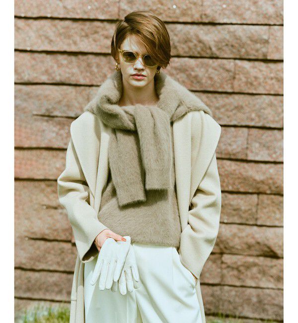 allureville「カシミヤ混リバーショールコート」|その他|