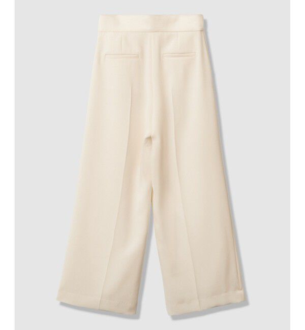 LOULOU WILLOUGHBY「【LOULOU WILLOUGHBY】ダブルクロスハイウエストサロペットパンツ」|チノ|