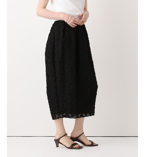 allureville「【ATELIER Line】カットジャカードタックスカート」|スカート|