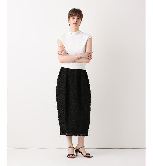 allureville「【ATELIER Line】カットジャカードタックスカート」|スカート|