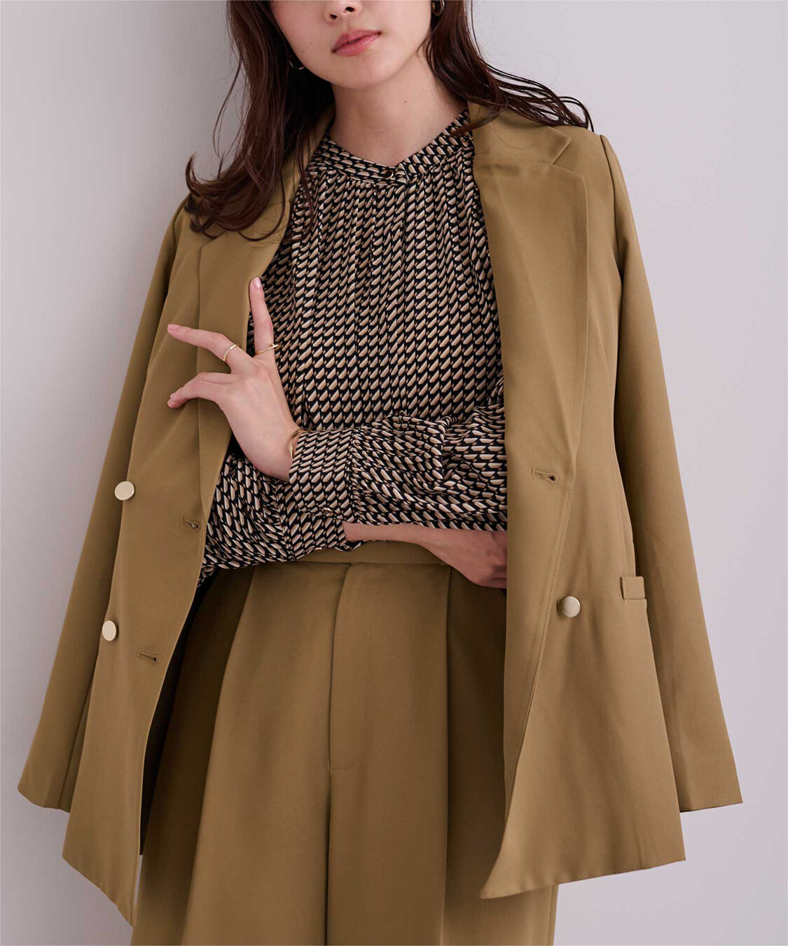 ur's「テーラードダブルブレストジャケット」|テーラードジャケット|