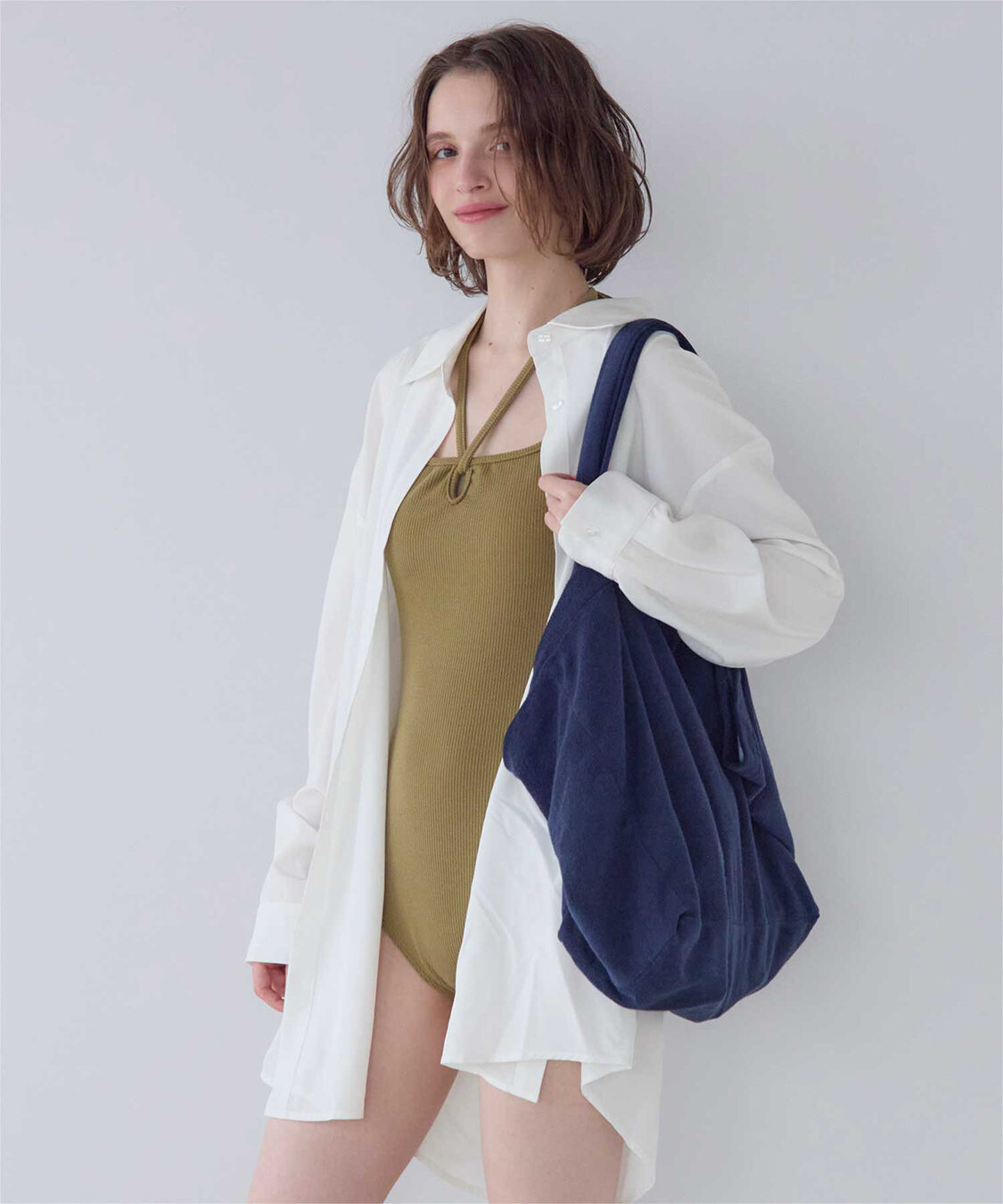 SEA DRESS「ビッグシルエットシャツ/ラッシュガード」|ビキニトップス|