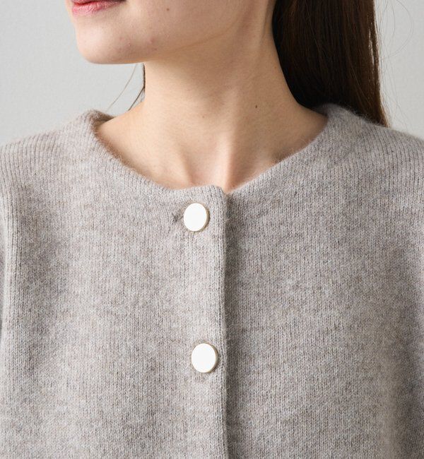  「Wフェイスニットノーカラーハーフコート」|その他|