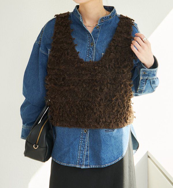  「ループフリンジニットビスチェ」|ニット・セーター|