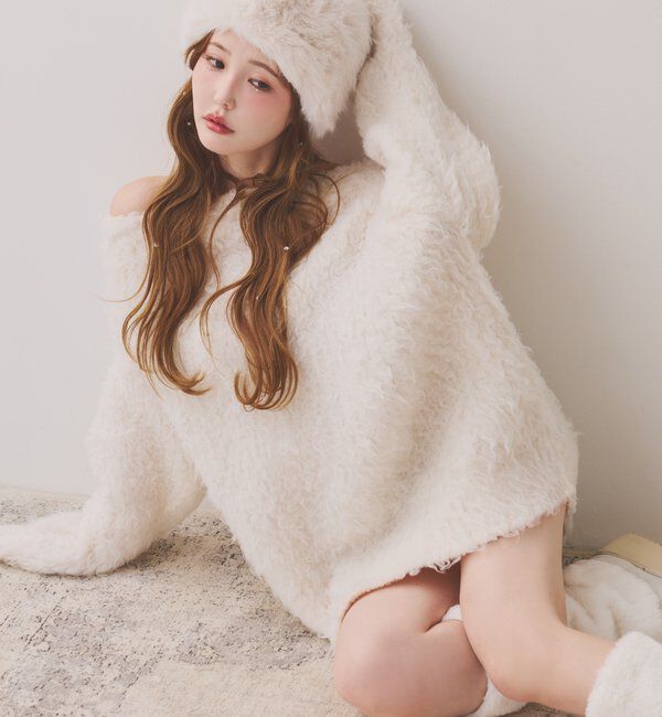  「メリーカールチュニックニット」|ニット・セーター|