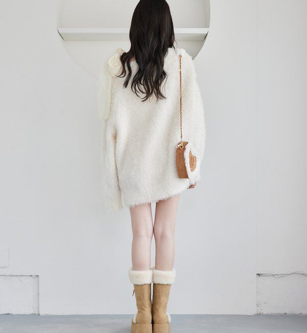  「メリーカールチュニックニット」|ニット・セーター|