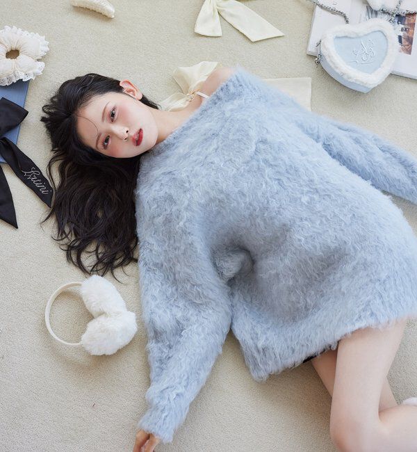  「メリーカールチュニックニット」|ニット・セーター|