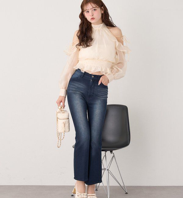  「バックリボンアメスリブラウス」|シャツ・ブラウス|