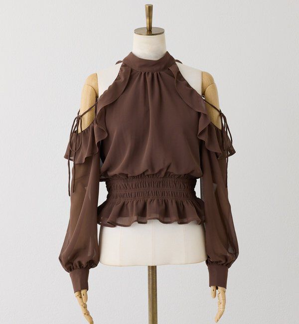  「バックリボンアメスリブラウス」|シャツ・ブラウス|