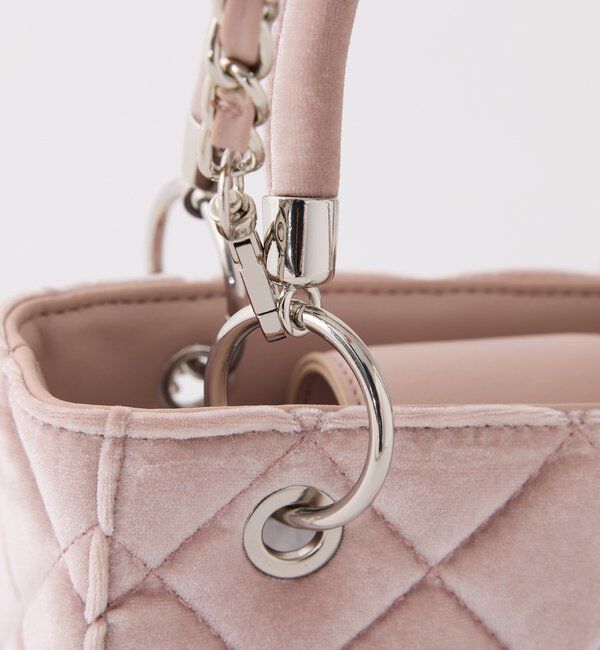  「チャーム付きキルティングミニバッグ」|ショルダー・メッセンジャー|