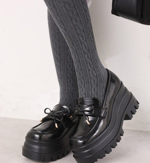  「【2WAY仕様】マイナス3キロ見え厚底ローファー」|その他|