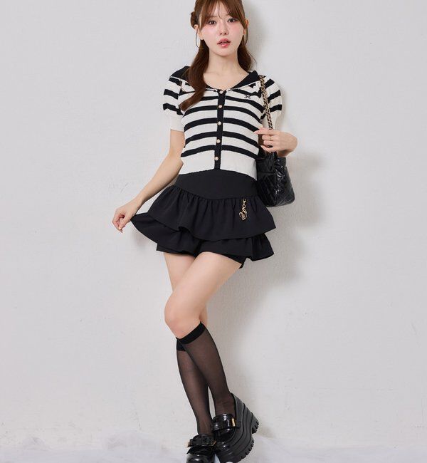  「セーラー半袖ニット」|ニット・セーター|