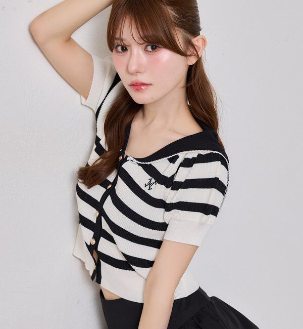  「セーラー半袖ニット」|ニット・セーター|