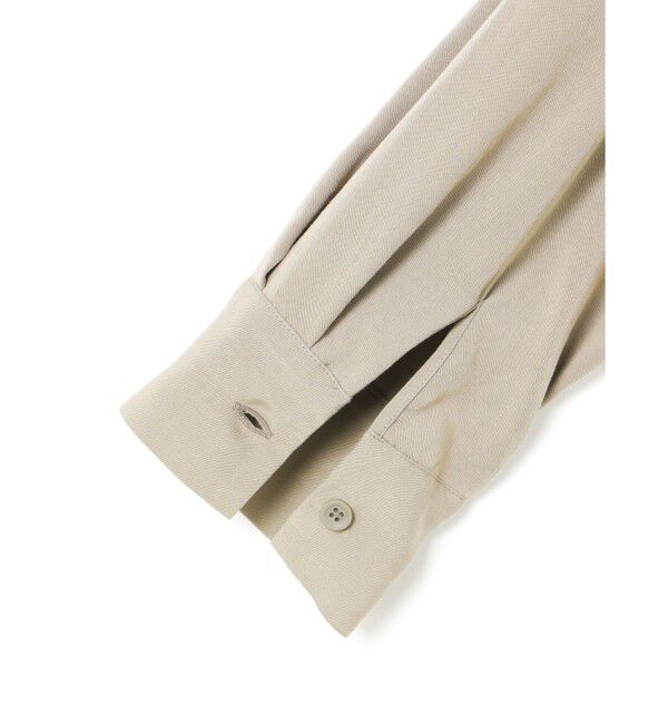 mizuiro ind「mizuiro ind  バンドカラーロングシャツ」|ワンピース|